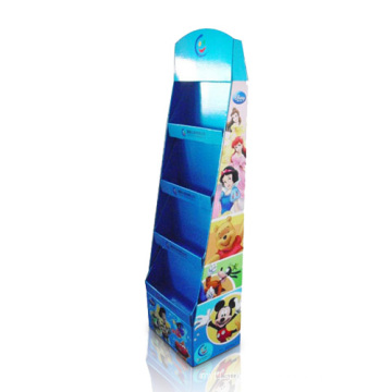 Hot Sale POS Floor Display Stands com personagens de desenhos animados